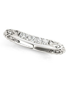 Filigree 3 Stone Band