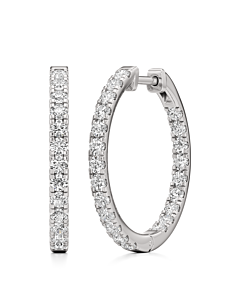 1 1/2 - 2 1/4 ct Mattea Hoops