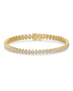 4 ct. tw. Chevron Bracelet