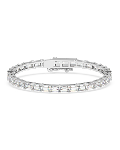 10 ct. tw. East-West Emerald Tennis Bracelet