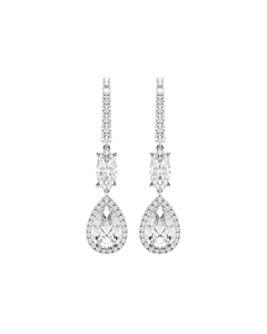 5 ct. tw. Pear Drop Earrings