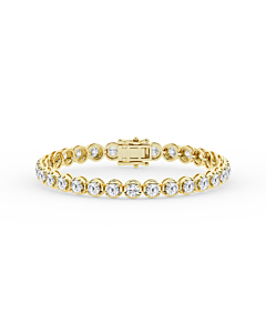 9 3/4 ct. tw. Round Tennis Bracelet in 14kt Yellow Gold