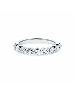 1 ct. tw. Round 9 Stones Band in 14k White Gold
