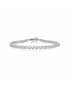 7 ct. tw. Round Tennis Bracelet in 14k White Gold