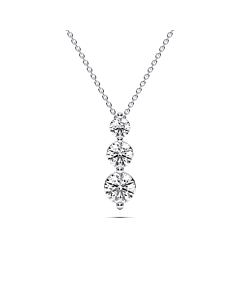3 ct. tw. Lab Diamond Snowman Pendant
