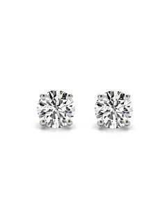 5/8 ct. tw. Round 4-Prong Stud 14kt White Gold