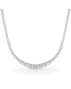 17 - 20 ct. Graduated Tennis Necklace