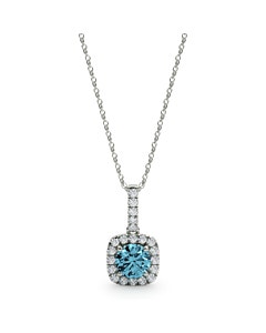 Azure Frost Pendant 14kt White Gold