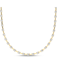 10 ct. tw. Round Dash Station Necklace