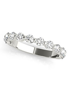 Single Prong 12 Stone Diamond Ring