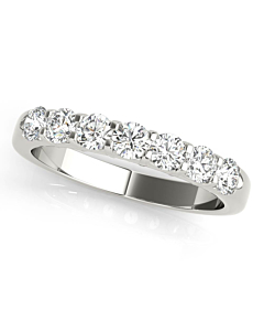 1/2 CT. TW. Coup&eacute; 7 Stone Diamond Ring