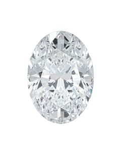 4 ct. Oval Lab Created Diamond
