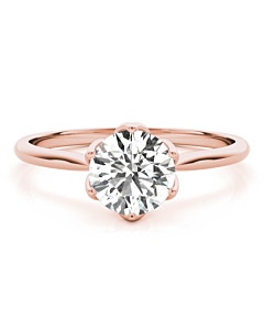 2.01 ct. tw. Round, J, SI1, Size 5.5 Marseille Ring 14K Rose Gold