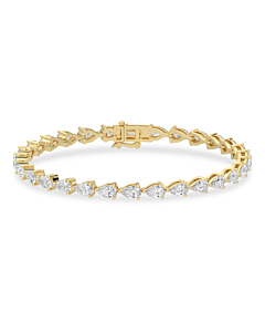 7 ct. tw. East-West Pear Tennis Bracelet