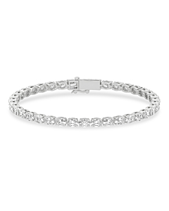 7 1/2 ct. tw. East-West Oval Tennis Bracelet