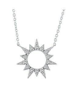 1/5 ct. tw. Sunburst Necklace