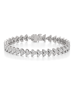 7 ct. tw. Chevron Bracelet