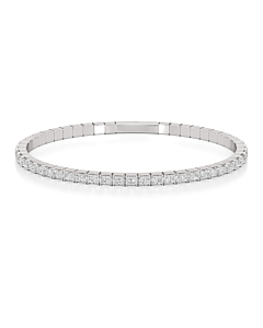 3 1/2 ct. tw. Emerald Flex Cut Bangle