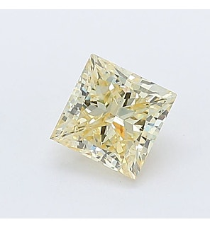 Fancy Yellow 1ct SI1 Princess Lab Created Diamond