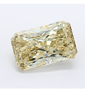 Fancy Yellow 1.13ct VS2 Radiant Lab Created Diamond