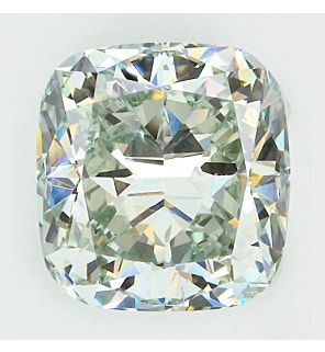 Fancy Intense Green 2.17 ct. VS2 Cushion Lab Created Diamond