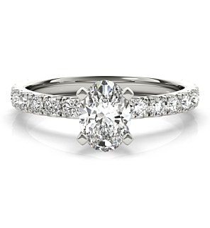 Sydney Ring with 1 ct. Oval Lab Diamond