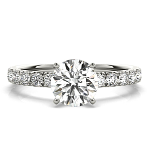 Petite Floating Gem Ring