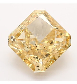 Fancy Intense Yellow 2.23ct SI1 Radiant Lab Created Diamond