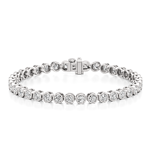 7 ct. tw. Bezel Set Bracelet