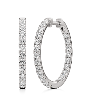 1 1/2 - 2 1/4 ct Mattea Hoops