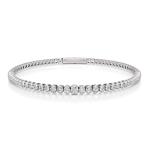 2 ct. tw. Graduated Tennis Bracelet