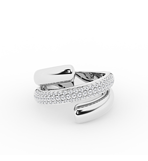 3/5 ct. tw. Round Fashion Band