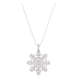 Round Snowflake Fashion Pendant