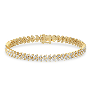 4 ct. tw. Chevron Bracelet