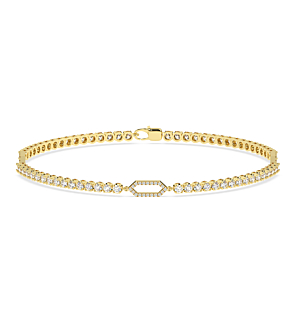 Minimalist Triple Oval Silhouette Bracelet