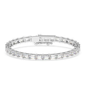 10 ct. tw. East-West Emerald Tennis Bracelet