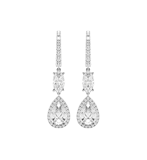 5 ct. tw. Pear Drop Earrings