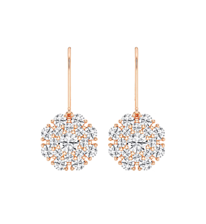 Round Vintage Multidimensional Fashion Earrings