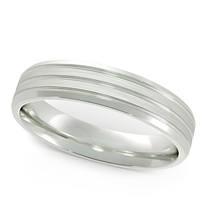 Chris Band 5mm 14K White Gold