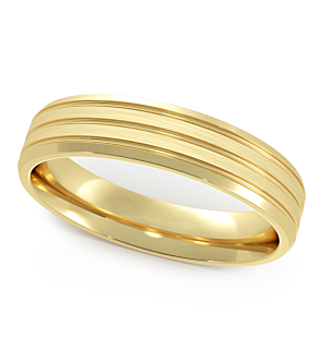 Chris Band 5mm 14K Yellow Gold