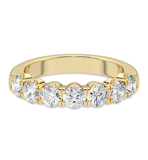 2 ct. tw. Round 7 Stone Comfort Ring