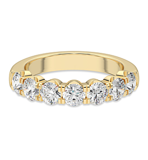 3 ct. tw. Round 7 Stone Comfort Ring