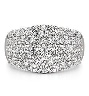 Round Graduated Dome Fashion Band