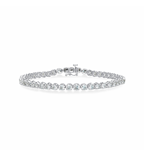 7 ct. tw. Round Tennis Bracelet in 14k White Gold