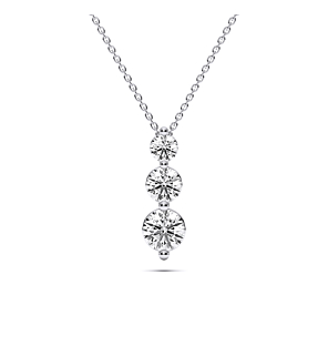 3 ct. tw. Lab Diamond Snowman Pendant