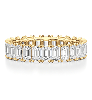 3 - 5 ct. Emerald Eternity Band