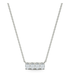 1/2 ct. tw. Oval Etoile Necklace