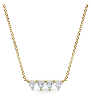 1/2 ct. tw. Trillion Etoile Necklace