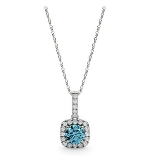 Azure Frost Pendant 14kt White Gold