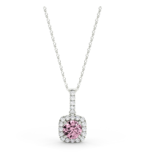 Roseate Hope Pendant 14kt White Gold